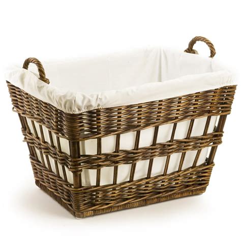 large metal laundry basket with fabric liner|wilko wicker laundry baskets.